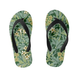 Tongs Enfants Illustration de l'ornement Vintage de Jasmin