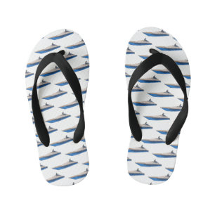 Tongs Enfants Illustration de yacht