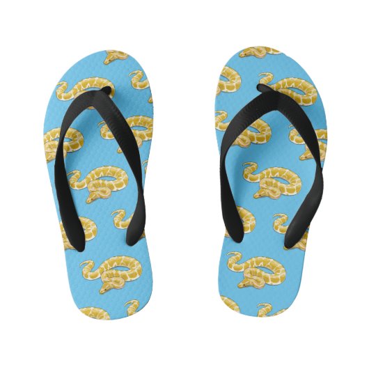 Tongs Enfants Illustration du serpent python birman (Semelle)