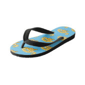 Tongs Enfants Illustration du serpent python birman (Incliné)