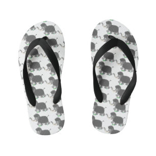 Tongs Enfants Illustration d'un mammouth laineux mou