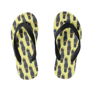 Tongs Enfants Illustration d'un oiseau de cobaye de palme