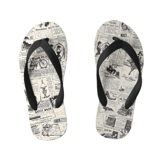 Tongs Enfants Journal vintage (Semelle)