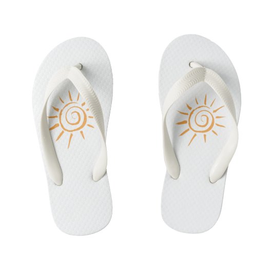 Tongs Enfants Kids' Happy Sunshine Flip Flops - Cute Summer  (Semelle)