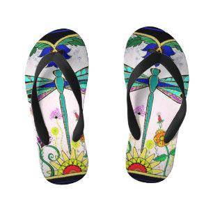 Tongs Enfants libellule