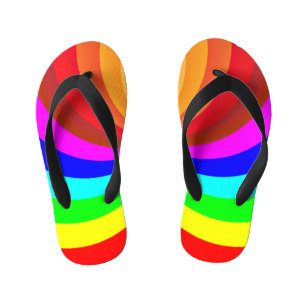 Tongs Enfants Mandala-46556 couleur arc-en-ciel