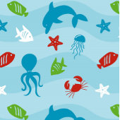 Tongs Enfants Mer bleue