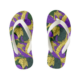 Tongs Enfants Motif à pois coloré
