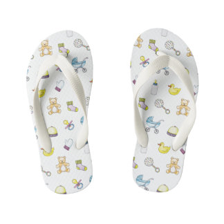 Tongs Enfants Motif baby shower