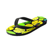 Tongs Enfants Motif coloré vibrance de fruité (Incliné)