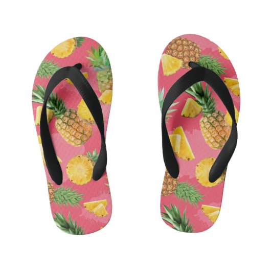 Tongs Enfants Motif d'ananas 5 (Semelle)