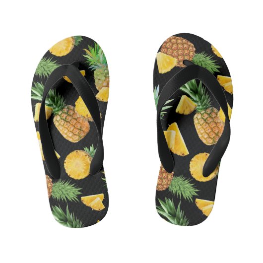 Tongs Enfants Motif d'ananas 8 (Semelle)