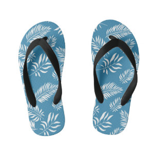 Tongs Enfants Motif de feuilles 13