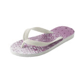 Tongs Enfants Motif de métamorphose florale (Incliné)