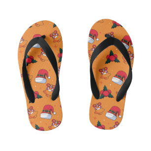 Tongs Enfants Motif de Noël 90