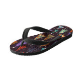 Tongs Enfants Motif de Noël Festif (Incliné)