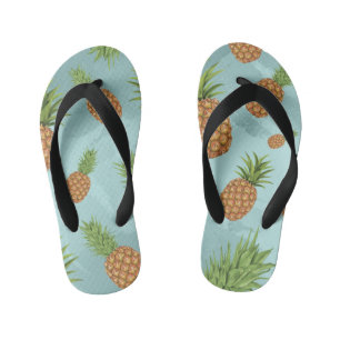 Tongs Enfants Motif de pomme de pin aquarelle 2