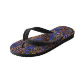 Tongs Enfants Motif d'impression Leopard et Zebra (Incliné)