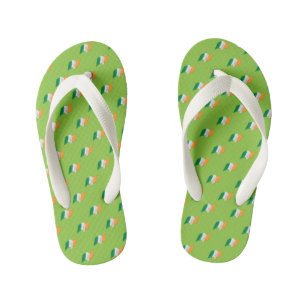 Tongs Enfants Motif du drapeau irlandais