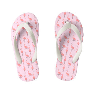 Tongs Enfants Motif Flamant Rose