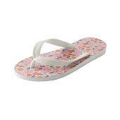 Tongs Enfants Motif floral rétro (Incliné)