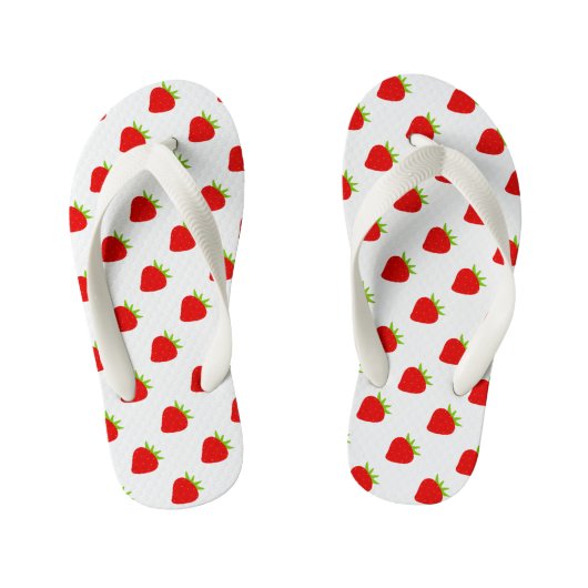 Tongs Enfants Motif mûre fraise (Semelle)