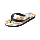 Tongs Enfants Motif Plante de Leopard Head Tropical (Incliné)