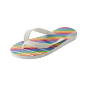 Tongs Enfants Motif Rainbow Stripes (Incliné)