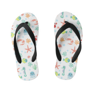 Tongs Enfants Motif Sea World