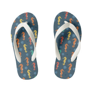 Tongs Enfants Motif Seahorse