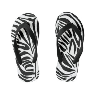 Tongs Enfants Motif zèbre