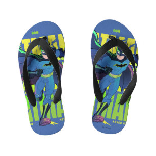 Tongs Enfants Ne jamais abandonner Batman en cours d'exécution g