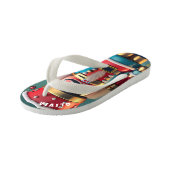 Tongs Enfants Noisette Noël Personnalisé (Incliné)