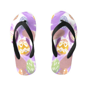 Tongs Enfants oeufs de pâques