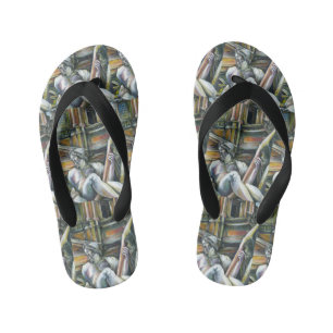 Tongs Enfants Œuvre d'art totale