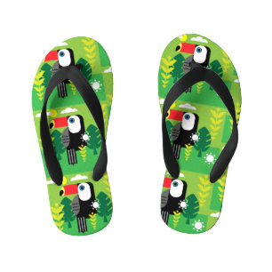 Tongs Enfants Oiseau tropical du Toucan