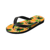 Tongs Enfants Oiseau tropical Toucan Motif sans couture (Incliné)