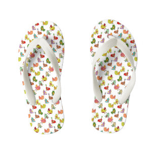 Tongs Enfants Oiseaux