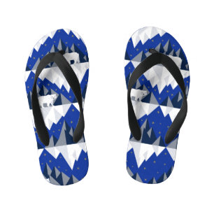 Tongs Enfants Ours polaire sur Iceberg Motif sans couture.