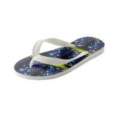 Tongs Enfants Pair of Blue Butterflies Flip Flops (Incliné)