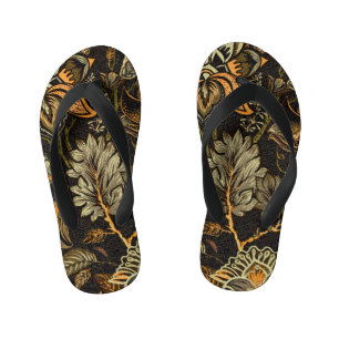 Tongs Enfants Paisley floral indien, motif sans couture ethnique