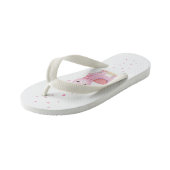 Tongs Enfants Pantouffle Infantile Lama Rose (Incliné)