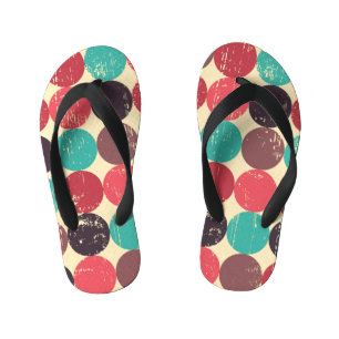 Tongs Enfants Papier peint Motif du cercle magnifique