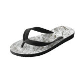 Tongs Enfants Papier ridé drôle (Incliné)