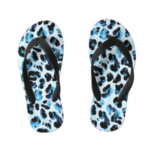 Tongs Enfants Peau de Cheetah léopard : Aquarelle teinture Vinta