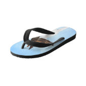 Tongs Enfants Peinture Basenji - Belle Art Original (Incliné)