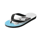 Tongs Enfants Peinture Samoyed - Cute Original Chien Art (Incliné)