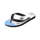 Tongs Enfants Peinture Samoyed Puppy - Jolie Art Original Chien (Incliné)