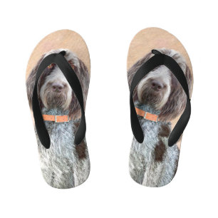 Tongs Enfants Peinture Spinone Italiano - Belle Art Original Chi