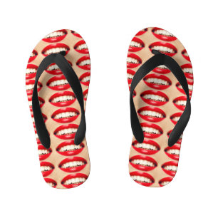 Tongs Enfants Perfect Smile Femme Fatale Pop-art